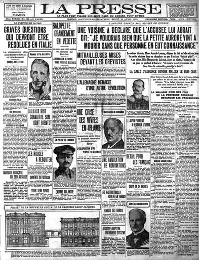 [ La Presse 15 avril 1920, La Presse (Montral), Socami  ]
