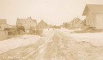 Vue du village de Fortierville, en hiver