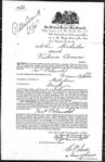Certificat de mariage de John Nicholas et Victoria Commo, 1865, p. 2