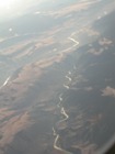 Vue aérienne de la jonction de la rivière Chilcotin et du fleuve Fraser