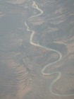Vue aérienne de la rivière Chilcotin