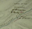 Carte d'Alexis montrant le lieu du massacre de Brewster
