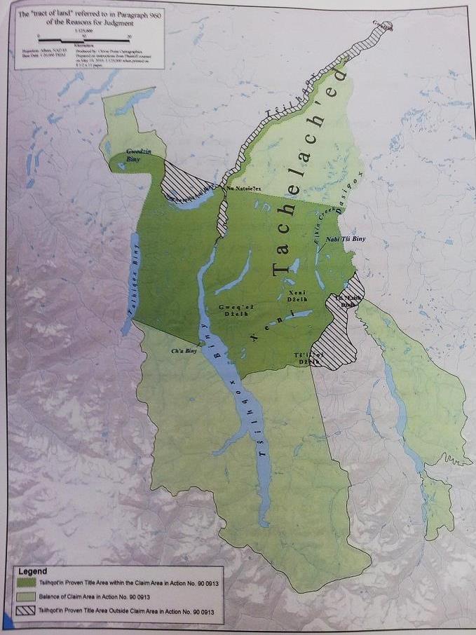 [Proven Tsilhqotâ€™in Rights & Title Area]