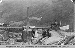 Magaw and Andrews mining operation, Cheechako Hill