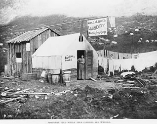 [ Mrs. G.I. Lowe\'s laundry, Yukon Territory ]