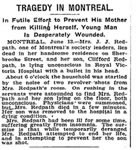 "Tragedy in Montreal"