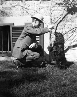[ J. Clifford Redpath with dog ]