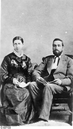 [ Tom Thomson's parents, John and Margaret (Mathewson) Thomson ]