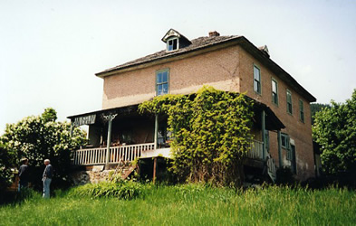 [ A typical brick Doukhobor communal house near Grand Forks, Jim Hamm,   ]