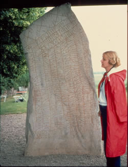 Rk runestone, g 136. Rk, stergtland, Sweden.