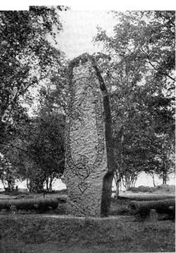 19th century runestone on Frsn, Jmtland, Sweden