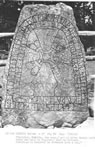 Runestone from Spelvik, Sdermanland, Sweden, stating that 'Grytgarr, Einrii, the sons, made [this stone] in honour of their brave father. Guver was west in England; ransom he got, forts in Saxony he attacked like a man'. 