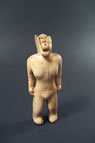Dorset statuette of man in fur clothes